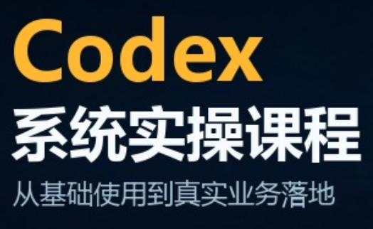 codex系统实操课程(更新10月)-87副业网 - 互联网副业项目资源分享平台