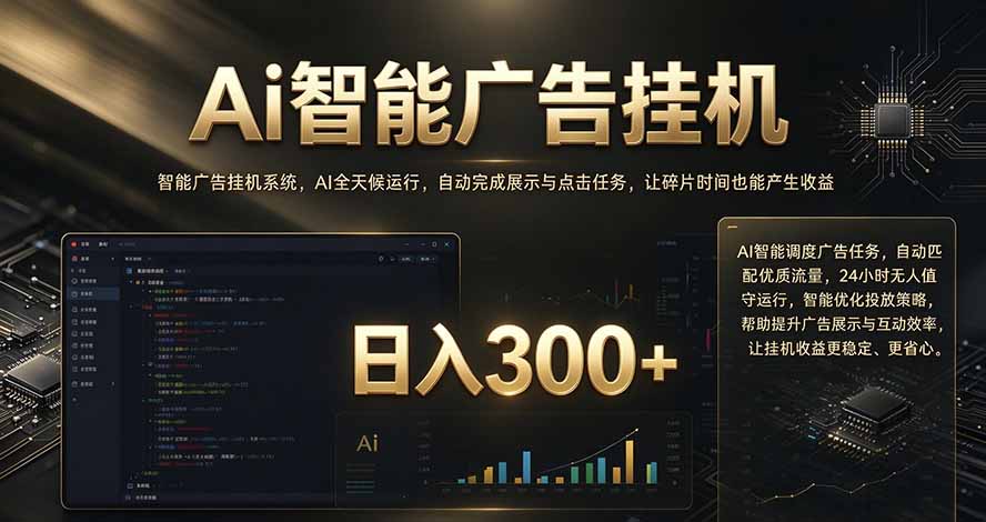 闲置设备别闲置，AI 广告自动化任务，看懂少走弯路 - 87副业网