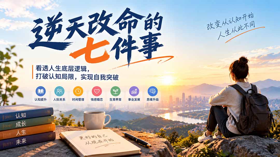 付费文章：逆天改命的七件事，看透人生底层逻辑，打破认知局限，实现自我突破-87副业网 - 互联网副业项目资源分享平台