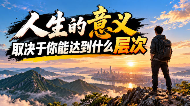 某公众号付费文章:人生的意义,取决于你能达到什么层次-87副业网 - 互联网副业项目资源分享平台